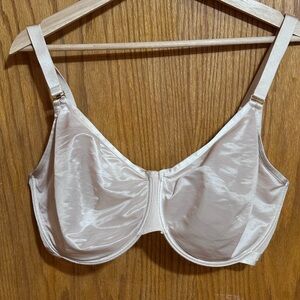 Soma unbelievable minimizer sz 40G Cream Satin Bra